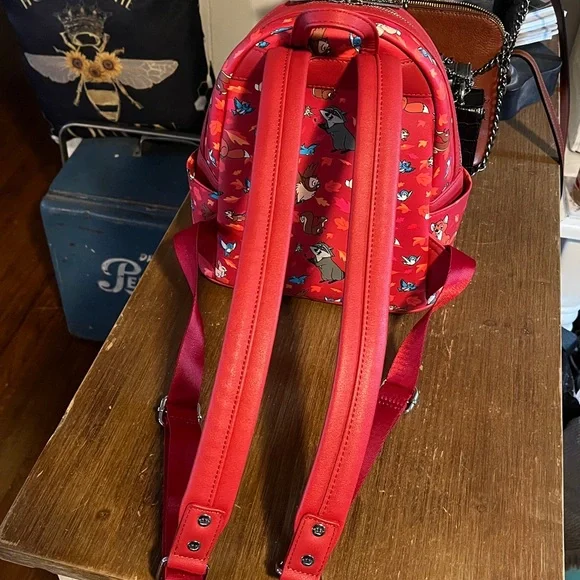 Loungefly Disney Parks Critter Red Backpack-like new - Picture 4 of 13